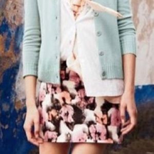 J. Crew Watercolor Floral Mini Skirt